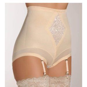 NEW Rago Diet Minded Shaping Firm Control Girdle Brief Panty 6195 Beige